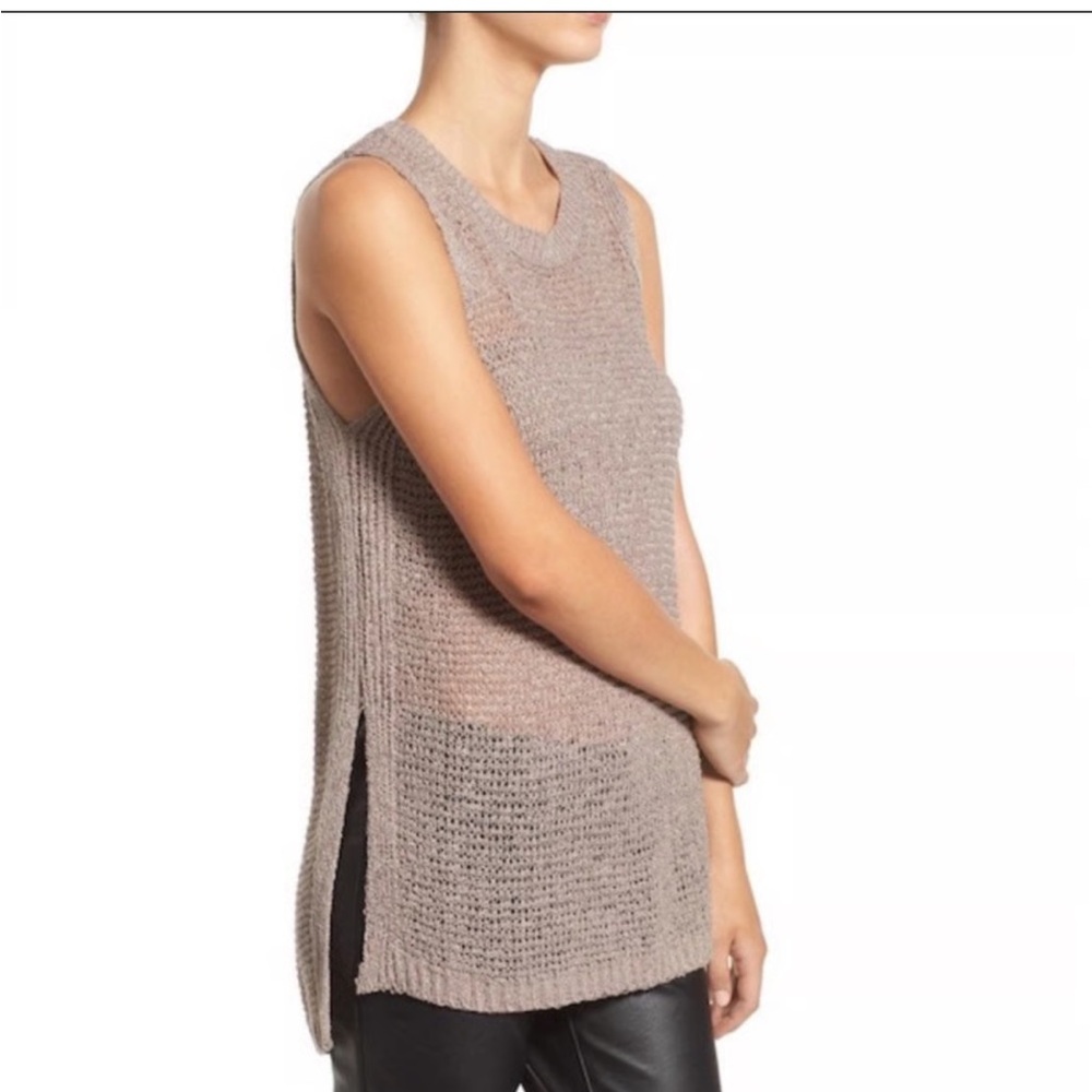ASTR the Label Dusty Velvet Sweater Tank. Size Large.